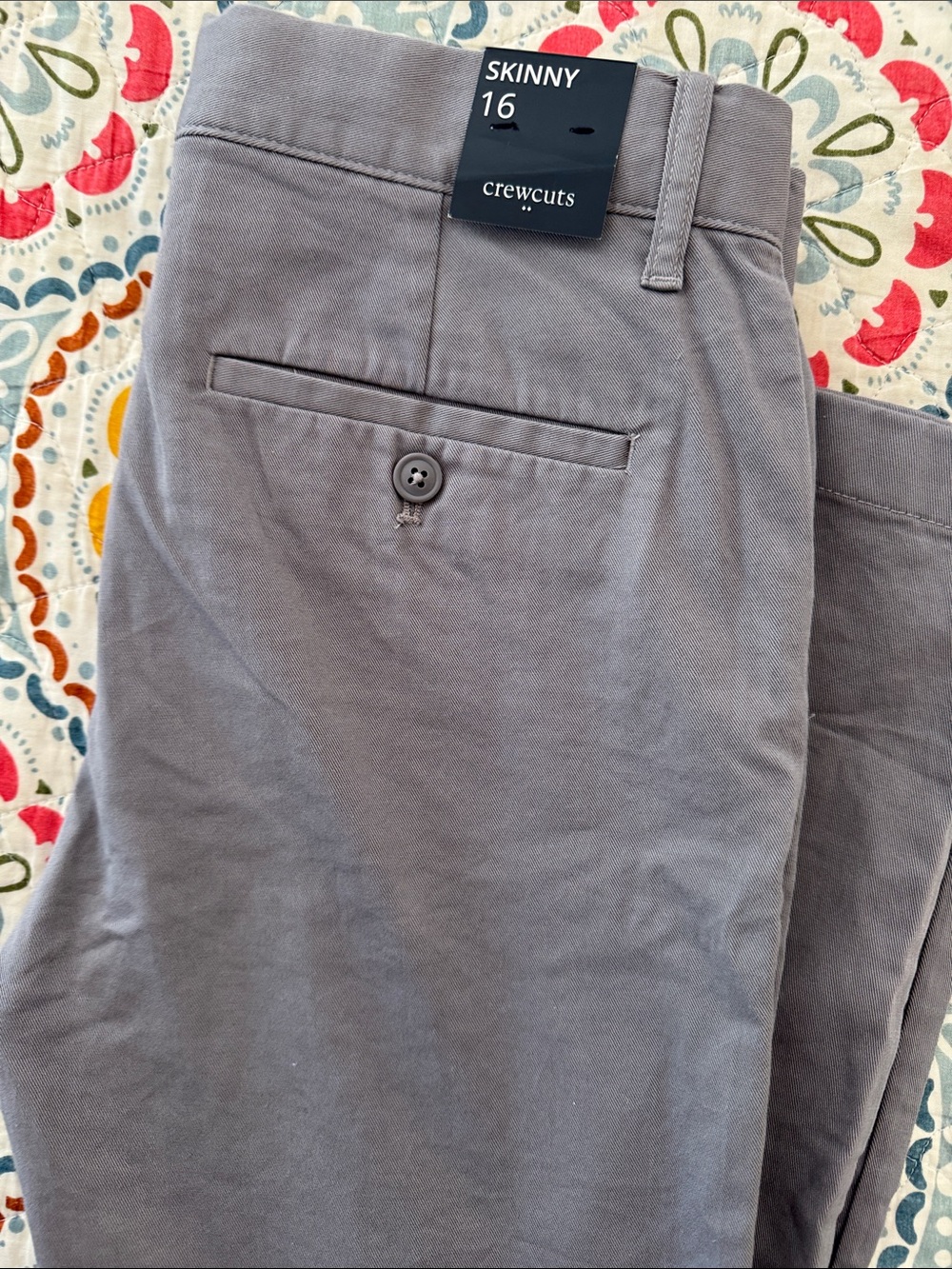 J. Crew crewcuts Skinny Chino Pants in Gray